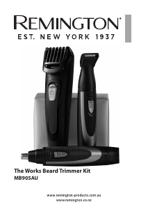 Handleiding Remington MB905 The Works Baardtrimmer