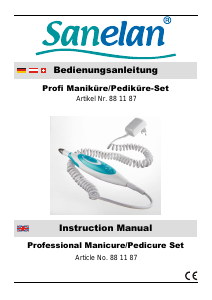 Bedienungsanleitung Sanelan 88 11 87 Maniküre-pediküre set