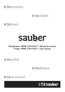 Manual Sauber SERIE 3-2P17524-V Fridge-Freezer