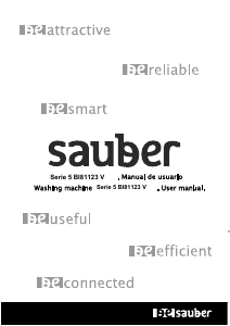 Manual de uso Sauber SERIE 5-BI8123V Lavadora