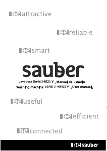 Manual de uso Sauber SERIE 3-W7123V Lavadora