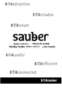 Manual de uso Sauber SERIE 5-W9143V Lavadora