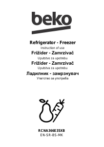 Прирачник BEKO RCNA366E35XB Фрижидер-замрзнувач