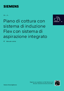 Manuale Siemens EX870NX68E Piano cottura