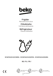 Manuale BEKO RCNE560E40ZXBRN Frigorifero-congelatore