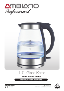 Manual Ambiano JK-108E Kettle