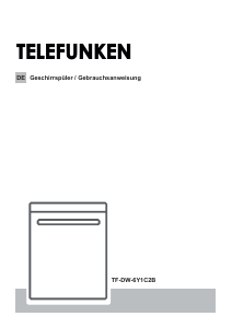Bedienungsanleitung Telefunken TF-DW-6Y1C2B Geschirrspüler