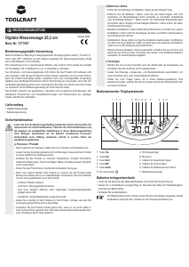 Handleiding Toolcraft 1377557 Waterpas