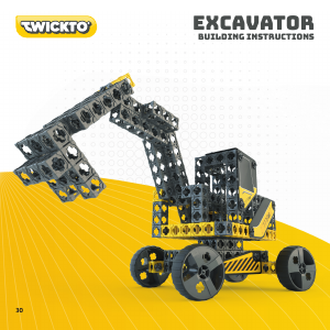 Manual Twickto set Vehicles Excavator