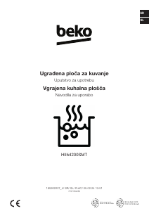 Priročnik BEKO HII64200SMT Grelna plošča