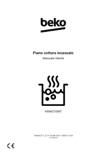 Manuale BEKO HII64210MT Piano cottura