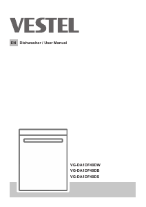Handleiding Vestel VG-DA1DF49DW Vaatwasser