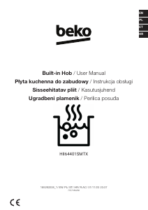 Priručnik BEKO HII64401SMTX Ploča za kuhanje