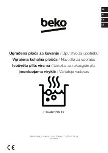 Priročnik BEKO HII64401SMTX Grelna plošča