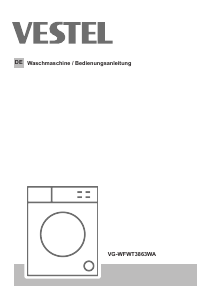 Bedienungsanleitung Vestel VG-WFWT3863WA Waschmaschine