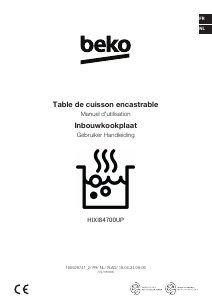 Mode d’emploi BEKO HIXI84700UP Table de cuisson
