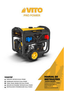 Manual de uso Vito VIG65TDP Generador