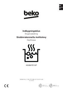 Brugsanvisning BEKO HIXI84701UP Kogesektion