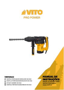 Manual Vito VIMPDM640 Martelo perfurador