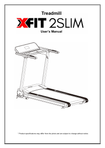 Handleiding X-FIT 2 Slim Loopband