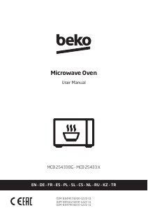 Kullanım kılavuzu BEKO MCB 25433 BG Mikrodalga
