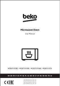 Руководство BEKO MGB 25332 BG Микроволновая печь