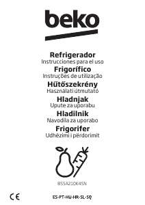 Használati útmutató BEKO BSSA210K4SN Hűtőszekrény