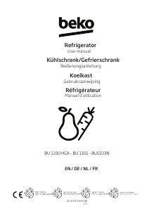 Прирачник BEKO BU 1101 Фрижидер