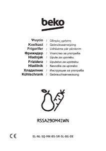 Priročnik BEKO RSSA290M41WN Hladilnik