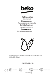 Handleiding BEKO RSSE415M31WN Koelkast