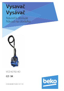 Návod BEKO VCO 42702 AD Vysávač