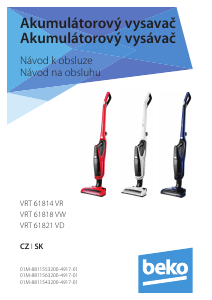 Návod BEKO VRT 61818 VW Vysávač