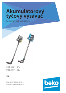 Návod BEKO VRT 82821 DV Vysávač