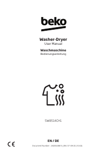 Bedienungsanleitung BEKO 5W8514CH1 Waschtrockner