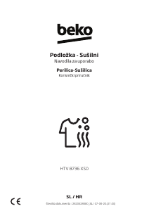 Priručnik BEKO EHTV8736XS0 Perilica – sušilica