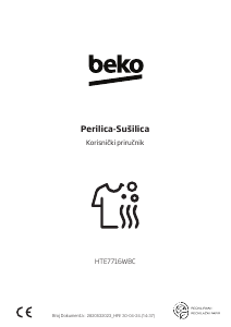 Priručnik BEKO HTE7716WBC Perilica – sušilica