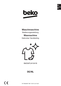 Bedienungsanleitung BEKO BM3WFU41041B Waschmaschine