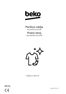 Priručnik BEKO WRE 6511 BWW Stroj za pranje rublja