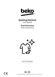Bedienungsanleitung BEKO WTV8712BLW1 Waschmaschine