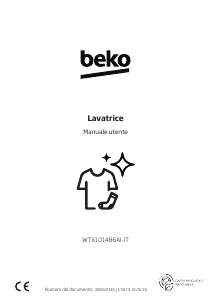 Manuale BEKO WTX101486AI-IT Lavatrice