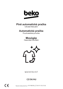 Használati útmutató BEKO WUE 8726 XST Mosógép