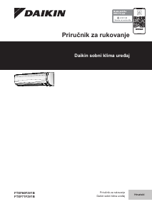 Priručnik Daikin FTXF20F5V1B Klimatizacijski uređaj