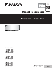 Manual Daikin FTXJ35A2V1BW9 Ar condicionado
