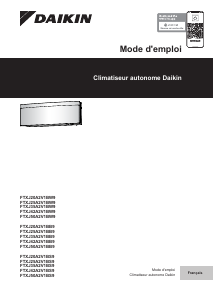 Mode d’emploi Daikin FTXJ50A2V1BS9 Climatiseur
