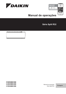 Manual Daikin FTXP50N5V1B9 Ar condicionado