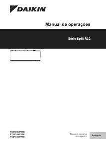 Manual Daikin FTXP71N2V1B Ar condicionado