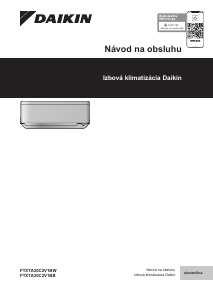 Návod Daikin FTXTA30C2V1BB Klimatizácia