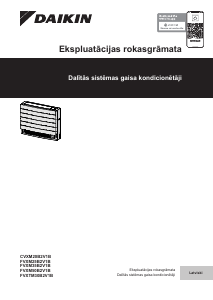 Rokasgrāmata Daikin FVXTM30B2V1B Gaisa kondicionētājs