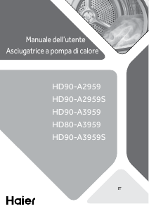 Manuale Haier HD90-A3959 Asciugatrice