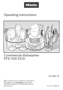 Manual Miele PFD 104 SCVi XXL Dishwasher